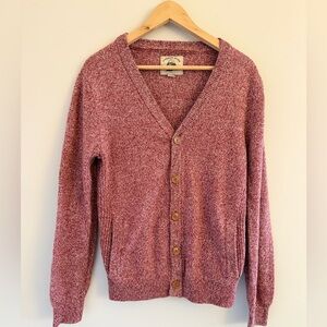 O’Hanlon Mills Small Warm Cozy Lambswool Cardigan Button Soft Wool Sweater‎